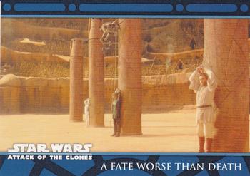 2002 Topps Star Wars: Attack of the Clones (UK) #60 A Fate Worse Than Death Front