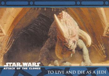 2002 Topps Star Wars: Attack of the Clones (UK) #61 To Live and Die as a Jedi Front
