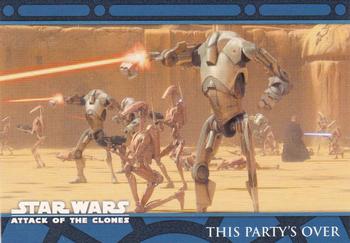 2002 Topps Star Wars: Attack of the Clones (UK) #62 This Party's Over Front