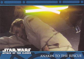 2002 Topps Star Wars: Attack of the Clones (UK) #70 Anakin To the Rescue Front