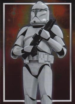 2002 Topps Star Wars: Attack of the Clones (UK) - Characters #C9 Clone Trooper Front