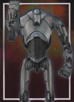 2002 Topps Star Wars: Attack of the Clones (UK) - Characters #C10 Super Battle Droid Front