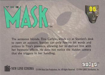 1994 Cardz The Mask #06 Open An Account? Back