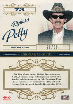 2008 Donruss Americana Celebrity Cuts - Century Silver #73 Richard Petty Back