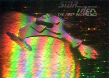 1992 Impel Star Trek: The Next Generation - Holograms #02H Klingon Vor'Cha Cruiser Front