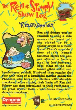 1995 Dynamic Marketing The Ren & Stimpy Show #46 On the road again Back