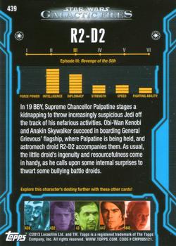 2013 Topps Star Wars: Galactic Files Series 2 #439 R2-D2 Back
