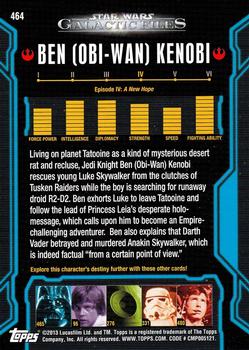 2013 Topps Star Wars: Galactic Files Series 2 #464 Ben (Obi-Wan) Kenobi Back