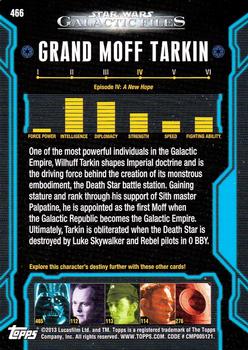 2013 Topps Star Wars: Galactic Files Series 2 #466 Grand Moff Tarkin Back