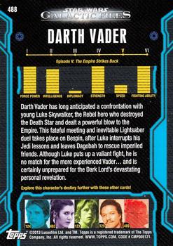 2013 Topps Star Wars: Galactic Files Series 2 #488 Darth Vader Back