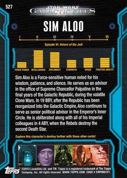 2013 Topps Star Wars: Galactic Files Series 2 #527 Sim Aloo Back