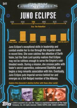 2013 Topps Star Wars: Galactic Files Series 2 #541 Juno Eclipse Back