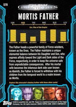 2013 Topps Star Wars: Galactic Files Series 2 #570 Mortis Father Back