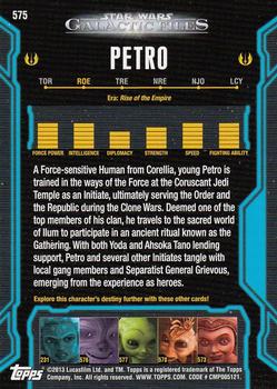 2013 Topps Star Wars: Galactic Files Series 2 #575 Petro Back