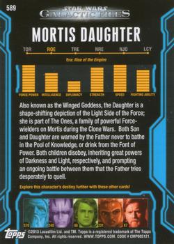 2013 Topps Star Wars: Galactic Files Series 2 #589 Mortis Daughter Back