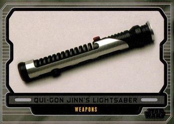 2013 Topps Star Wars: Galactic Files Series 2 #590 Qui-Gon Jinn's Lightsaber Front