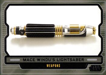 2013 Topps Star Wars: Galactic Files Series 2 #605 Mace Windu's Lightsaber Front