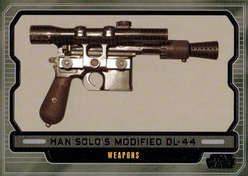 2013 Topps Star Wars: Galactic Files Series 2 #614 Han Solo's Modified DL-44 Front