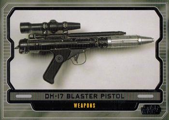 2013 Topps Star Wars: Galactic Files Series 2 #616 DH-17 Blaster Pistol Front
