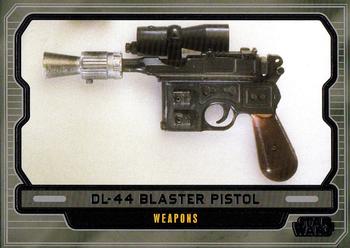 2013 Topps Star Wars: Galactic Files Series 2 #630 DL-44 Blaster Pistol Front