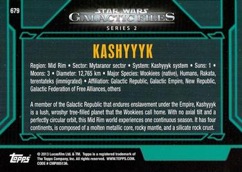 2013 Topps Star Wars: Galactic Files Series 2 #679 Kashyyyk Back