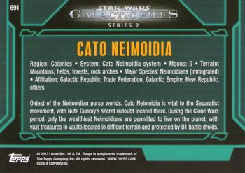 2013 Topps Star Wars: Galactic Files Series 2 #691 Cato Neimoidia Back