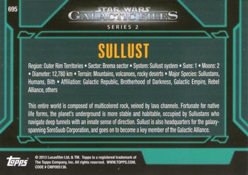 2013 Topps Star Wars: Galactic Files Series 2 #695 Sullust Back