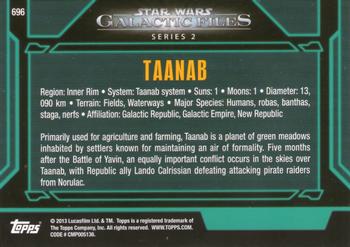 2013 Topps Star Wars: Galactic Files Series 2 #696 Taanab Back