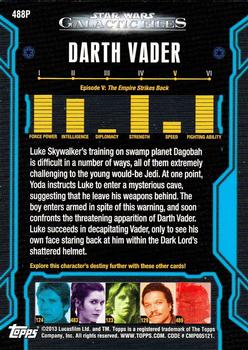 2013 Topps Star Wars: Galactic Files Series 2 #NNO Darth Vader Promo Back