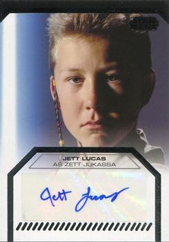 2013 Topps Star Wars: Galactic Files Series 2 - Autographs #4 Jett Lucas Front