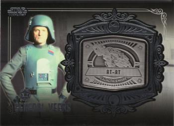2013 Topps Star Wars: Galactic Files Series 2 - Medallion Relics #MD-12 General Veers Front