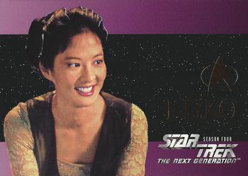 1996 SkyBox Star Trek: The Next Generation Season 4 - Foil-Embossed Characters #S23 Keiko O'Brien Front