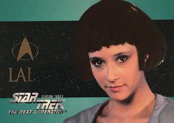 1995 SkyBox Star Trek: The Next Generation Season 3 - Foil Embossed #S17 Lal Front