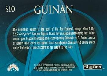 1995 SkyBox Star Trek: The Next Generation Season 2 - Foil-Embossed Characters #S10 Guinan Back