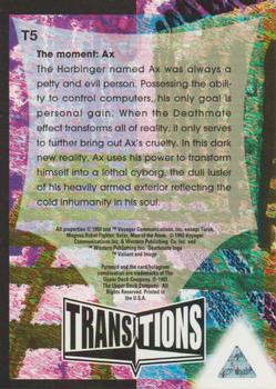 1993 Upper Deck Deathmate - Transitions #T5 The moment:Ax Back