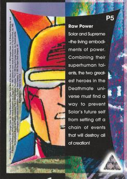 1993 Upper Deck Deathmate - Players of Deathmate #P5 Raw Power Back
