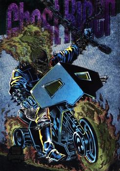 1994 Fleer Marvel Universe - Power Blast Rainbow #3 Ghost Rider Front