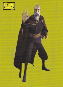2008 Topps Star Wars The Clone Wars Stickers #11 Count Dooku Front