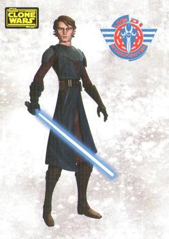 2008 Topps Star Wars The Clone Wars Stickers #17 Anakin Skywalker Front