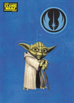 2008 Topps Star Wars The Clone Wars Stickers #20 Yoda Front
