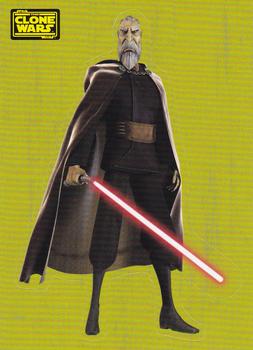 2008 Topps Star Wars The Clone Wars Stickers #23 Count Dooku Front