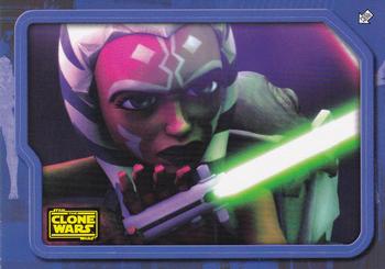 2008 Topps Star Wars The Clone Wars Stickers #60 Freedom fighting isn't easy! Front