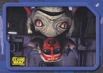 2008 Topps Star Wars The Clone Wars Stickers #77 No way to travel! Front