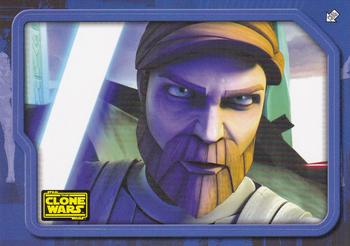 2008 Topps Star Wars The Clone Wars Stickers #87 The will of Kenobi Front