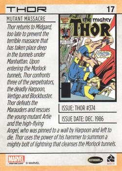 2014 Rittenhouse Marvel Universe #17 Thor Back