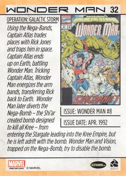 2014 Rittenhouse Marvel Universe #32 Wonder Man Back