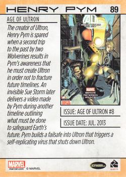 2014 Rittenhouse Marvel Universe #89 Henry Pym Back