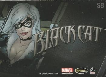 2014 Rittenhouse Marvel Universe - Shadowbox #S08 Blackcat Back