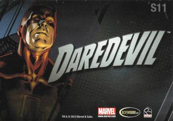 2014 Rittenhouse Marvel Universe - Shadowbox #S11 Daredevil Back
