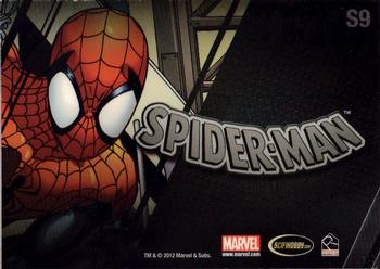 2014 Rittenhouse Marvel Universe - Shadowbox #S09 Spider-Man Back